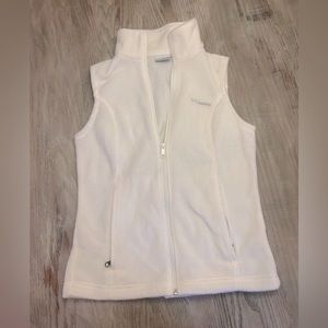 Columbia white vest